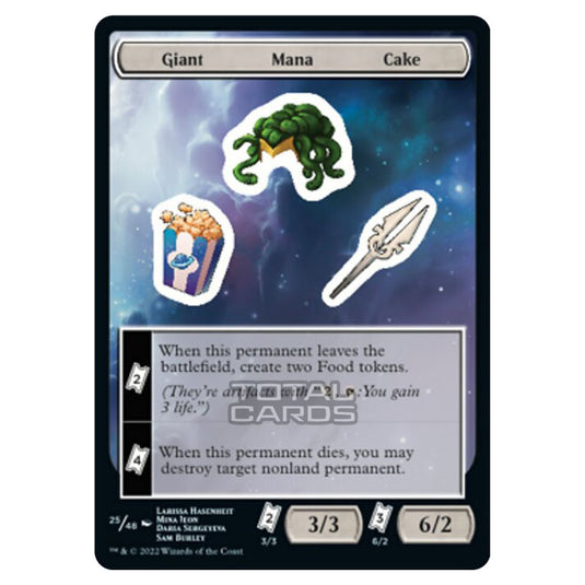 Magic The Gathering - Unfinity - Giant Mana Cake - Sticker 25/48
