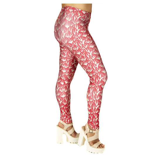 Magic the Gathering - MTG Symbol Peach & Yellow Leggings