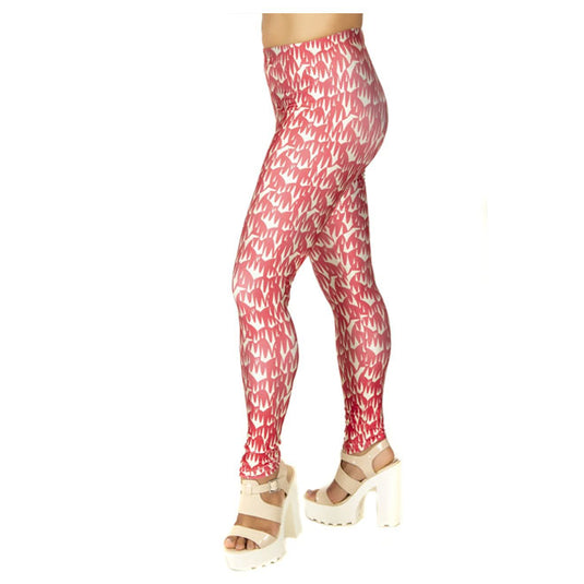 Magic the Gathering - MTG Symbol Peach & Yellow Leggings