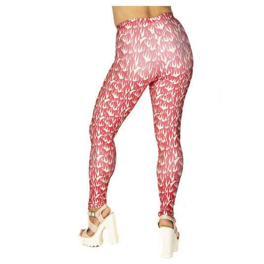 Magic the Gathering - MTG Symbol Peach & Yellow Leggings