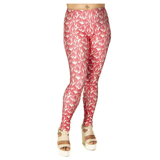 Magic the Gathering - MTG Symbol Peach & Yellow Leggings