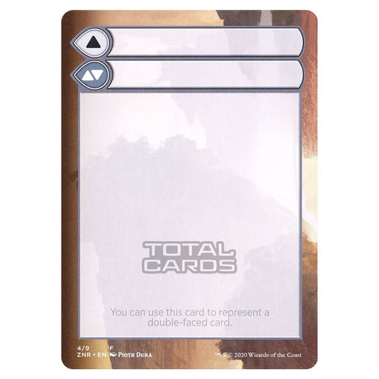 Magic The Gathering - Zendikar Rising - Substitute Cards - Double-Faced Substitute Card - 4/9