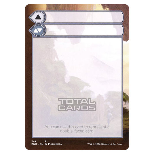 Magic The Gathering - Zendikar Rising - Substitute Cards - Double-Faced Substitute Card - 7/9