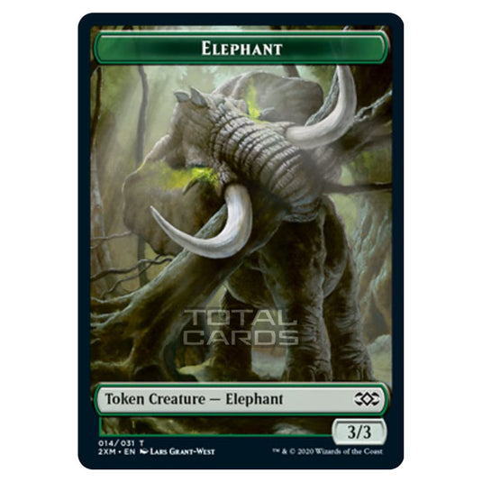 Magic The Gathering - Double Masters - Elephant - 14/031 - Token