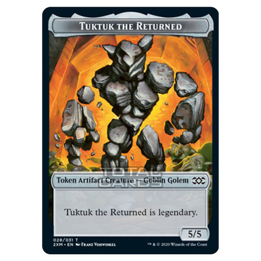 Magic The Gathering - Double Masters - Tuktuk the Returned - 28/031 - Token
