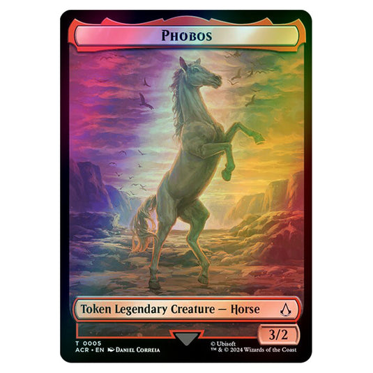 Phobos 0005 card from the Magic The Gathering set Universes Beyond - Assassin's Creed - Tokens