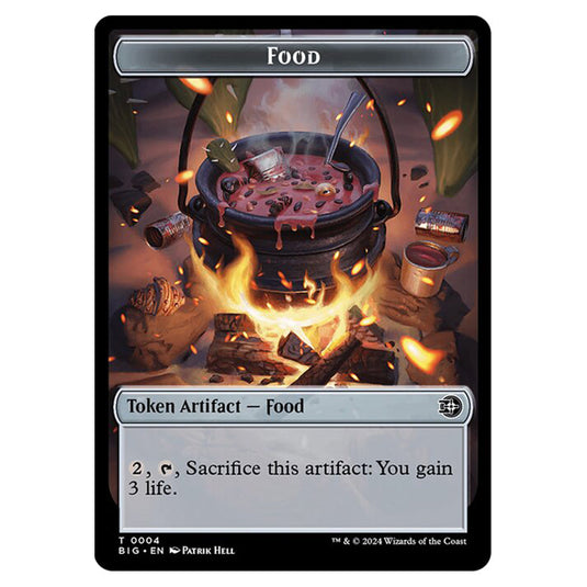 Magic The Gathering - Outlaws of Thunder Junction - The Big Score Tokens - Food - 0004