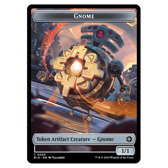 Magic The Gathering - Outlaws of Thunder Junction - The Big Score Tokens - Gnome - 0005