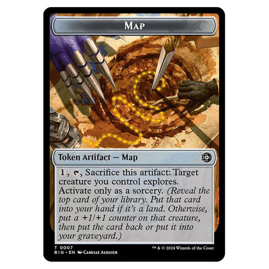 Magic The Gathering - Outlaws of Thunder Junction - The Big Score Tokens - Map - 0007