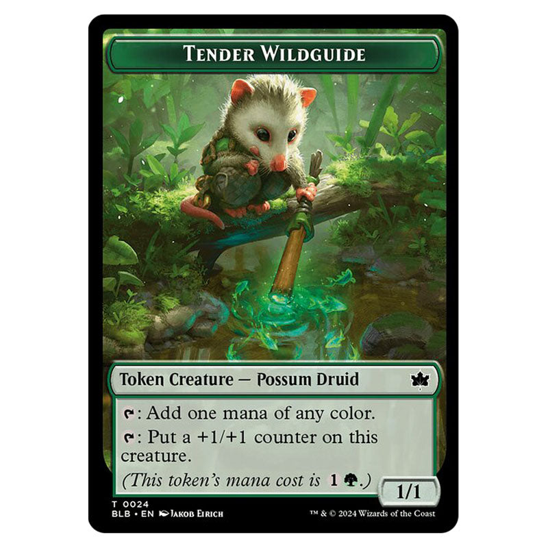 Magic The Gathering - Bloomburrow Tokens - Tender Wildguide