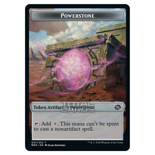Magic The Gathering - The Brothers War - Tokens - Powerstone - 007/12