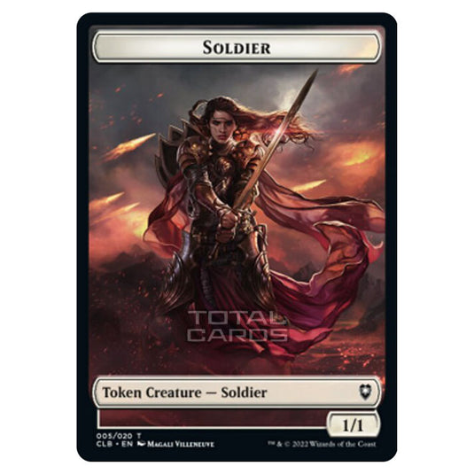 Magic The Gathering - Commander Legends - Battle for Baldur's Gate - Token - Soldier - 005/020