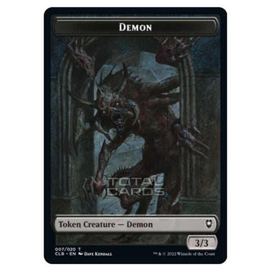 Magic The Gathering - Commander Legends - Battle for Baldur's Gate - Token - Demon - 007/020