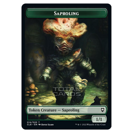 Magic The Gathering - Commander Legends - Battle for Baldur's Gate - Token - Saproling - 014/020