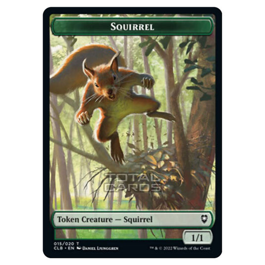 Magic The Gathering - Commander Legends - Battle for Baldur's Gate - Token - Squirrel - 015/020