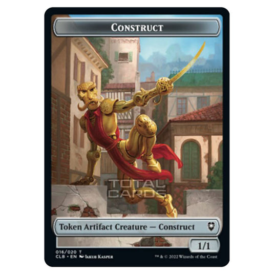 Magic The Gathering - Commander Legends - Battle for Baldur's Gate - Token - Construct - 016/020
