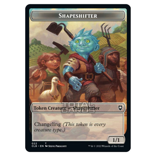 Magic The Gathering - Commander Legends - Battle for Baldur's Gate - Token - Shapeshifter - 022/020