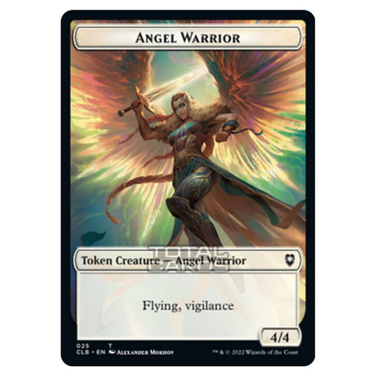 Magic The Gathering - Commander Legends - Battle for Baldur's Gate - Token - Angel Warrior - 025/020