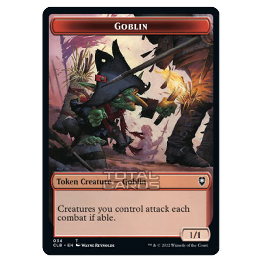 Magic The Gathering - Commander Legends - Battle for Baldur's Gate - Token - Goblin - 034/020