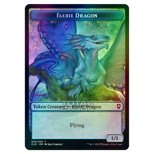 Magic The Gathering - Commander Legends - Battle for Baldur's Gate - Token - Faerie Dragon - 006/020 (Foil)