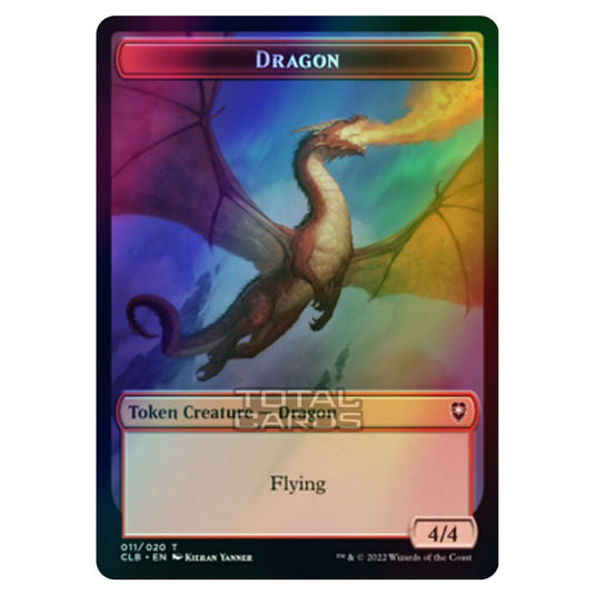 Magic The Gathering - Commander Legends - Battle for Baldur's Gate - Token - Dragon - 011/020 (Foil)