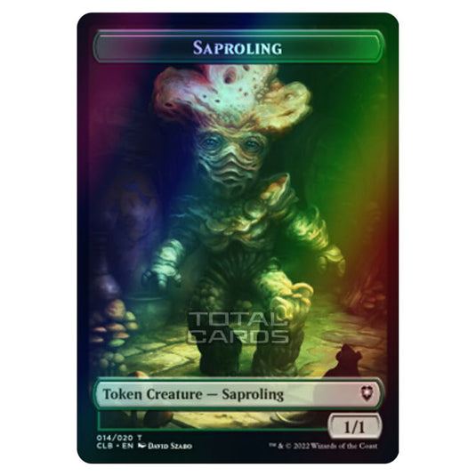 Magic The Gathering - Commander Legends - Battle for Baldur's Gate - Token - Saproling - 014/020 (Foil)