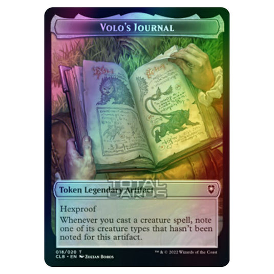 Magic The Gathering - Commander Legends - Battle for Baldur's Gate - Token - Volo's Journal - 018/020 (Foil)
