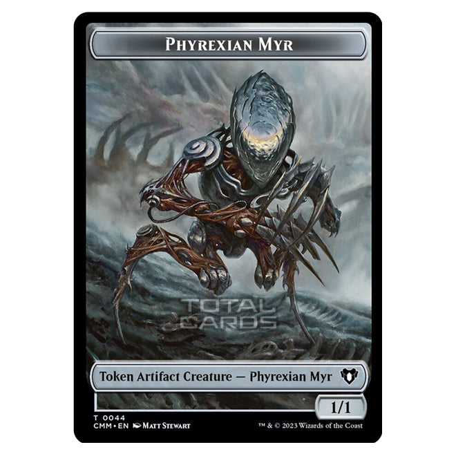 Magic The Gathering - Commander Masters Tokens - Phyrexian Myr - 0044 Magic The Gathering - Commander Masters Tokens - Phyrexian Myr - 0044