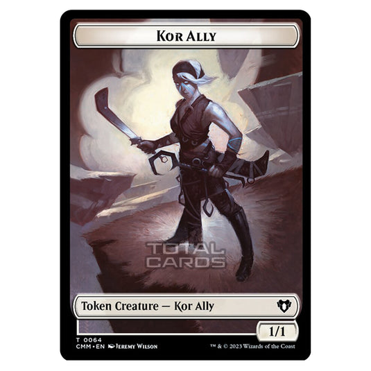 Magic The Gathering - Commander Masters Tokens - Kor Ally - 0064
