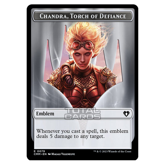 Magic The Gathering - Commander Masters Tokens - Chandra, Torch of Defiance Emblem - 0079