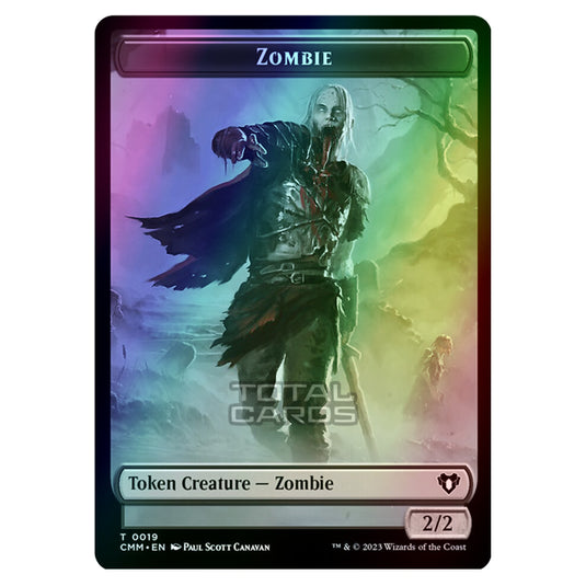Magic The Gathering - Commander Masters Tokens - Zombie - 0019 (Foil)
