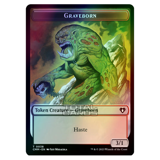 Magic The Gathering - Commander Masters Tokens - Graveborn - 0038 (Foil)