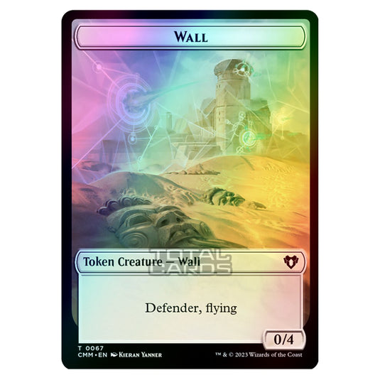 Magic The Gathering - Commander Masters Tokens - Wall - 0067 (Foil)