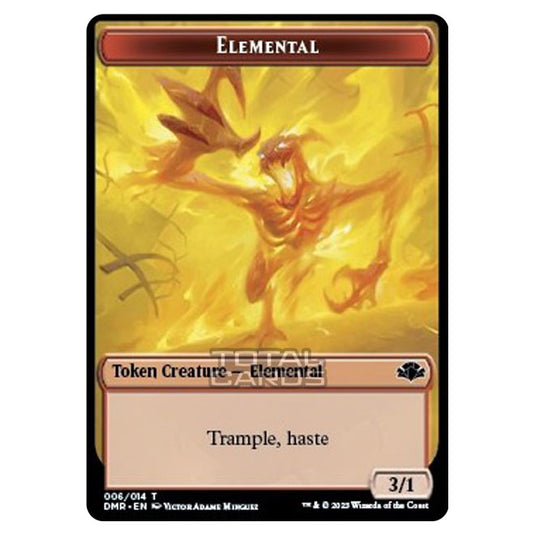 Magic The Gathering - Dominaria Remastered - Tokens - Elemental - 006/14