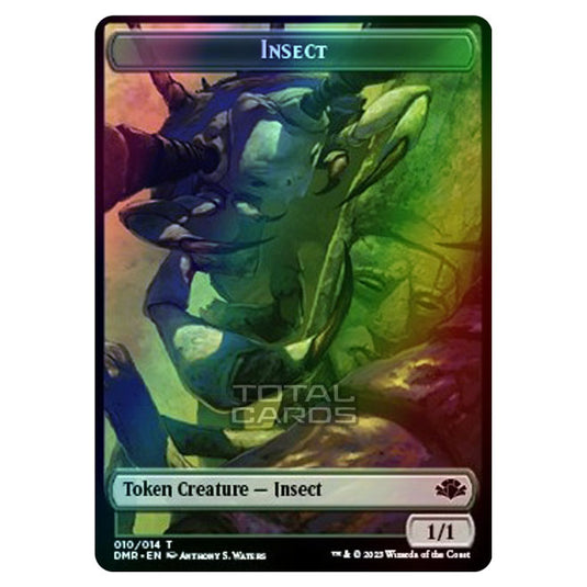 Magic The Gathering - Dominaria Remastered - Tokens - Insect - 010/14 (Foil)