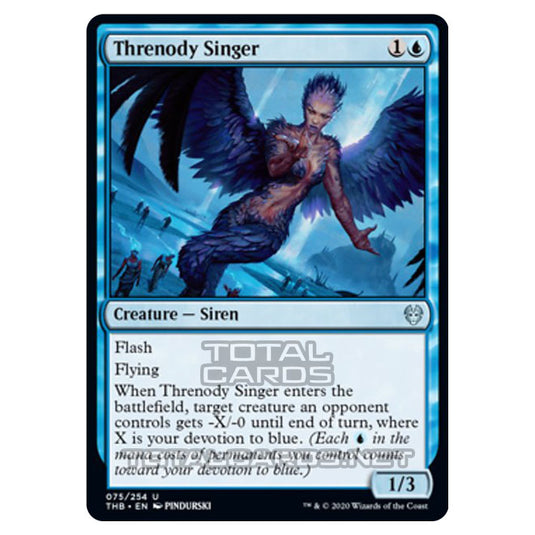 Magic The Gathering - Theros Beyond Death - Threnody Singer - 75/254