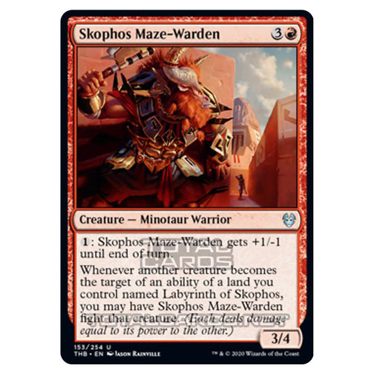 Magic The Gathering - Theros Beyond Death - Skophos Maze-Warden - 153/254