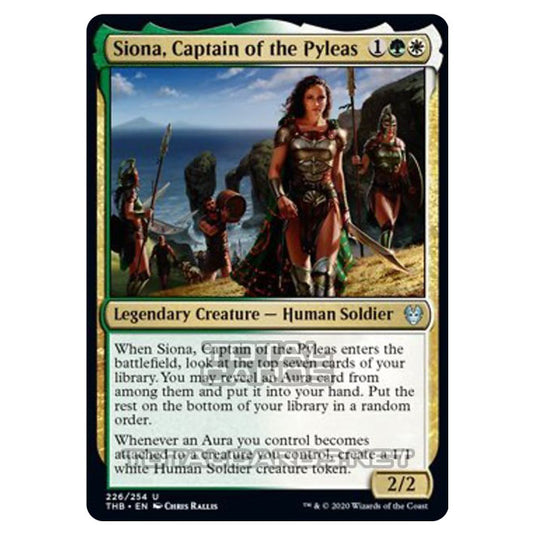 Magic The Gathering - Theros Beyond Death - Siona, Captain of the Pyleas - 226/254
