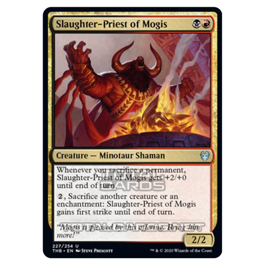 Magic The Gathering - Theros Beyond Death - Slaughter-Priest of Mogis - 227/254
