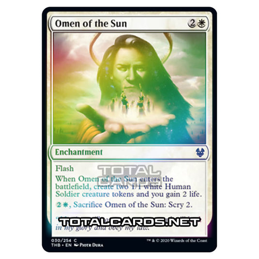 Magic The Gathering - Theros Beyond Death - Omen of the Sun - 30/254 (Foil)