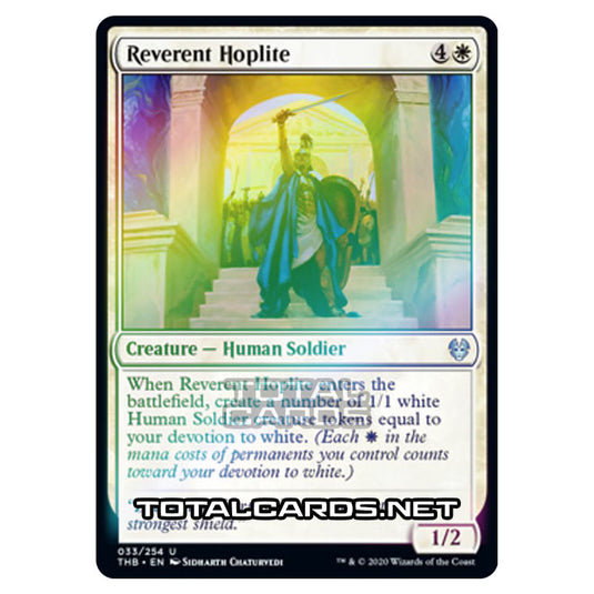 Magic The Gathering - Theros Beyond Death - Reverent Hoplite - 33/254 (Foil)