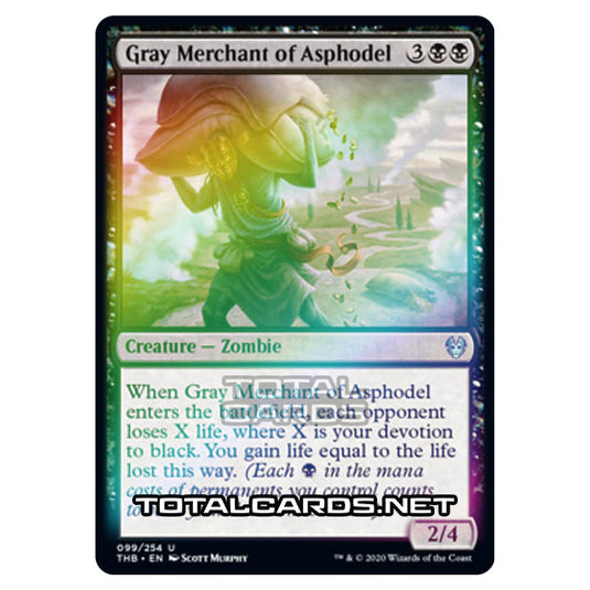 Magic The Gathering - Theros Beyond Death - Gray Merchant of Asphodel - 99/254 (Foil)