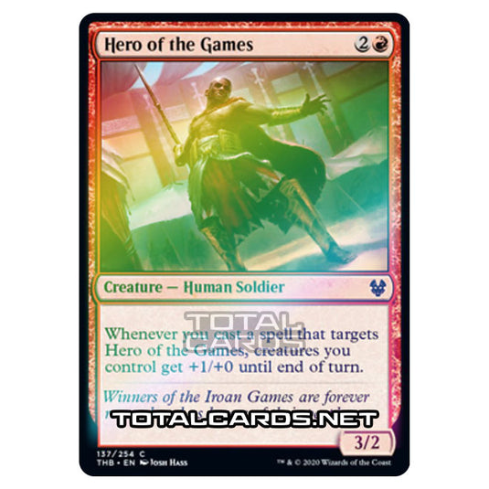 Magic The Gathering - Theros Beyond Death - Hero of the Games - 137/254 (Foil)