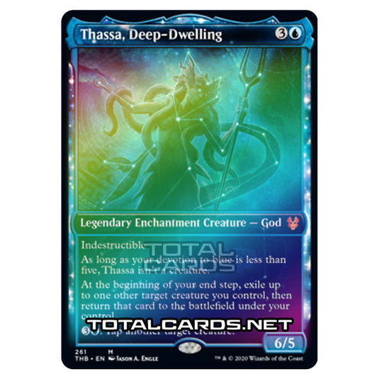 Magic The Gathering - Theros Beyond Death - Thassa, Deep-Dwelling - 261/254 (Foil)