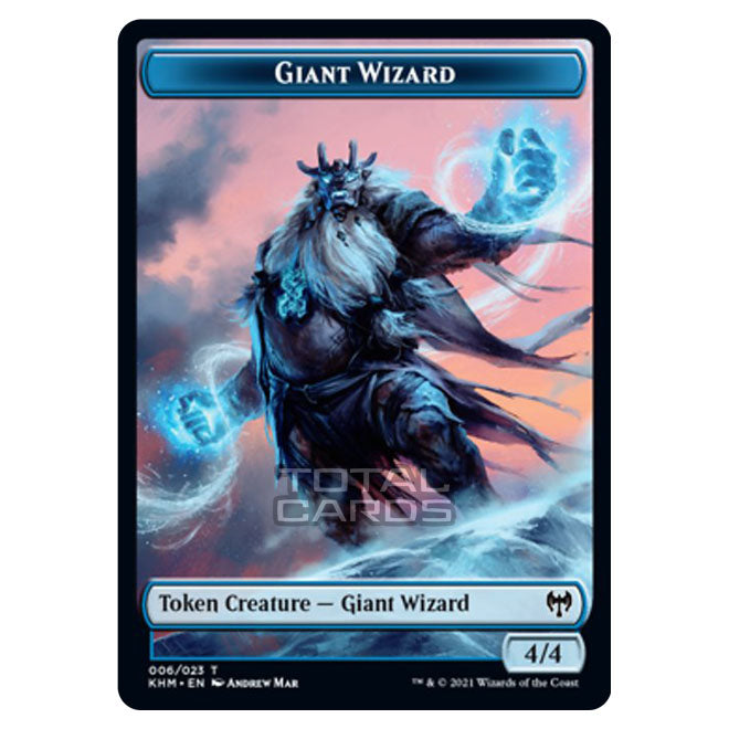 mtg cards that make wizard tokens Magic The Gathering - Kaldheim - Tokens - Giant Wizard