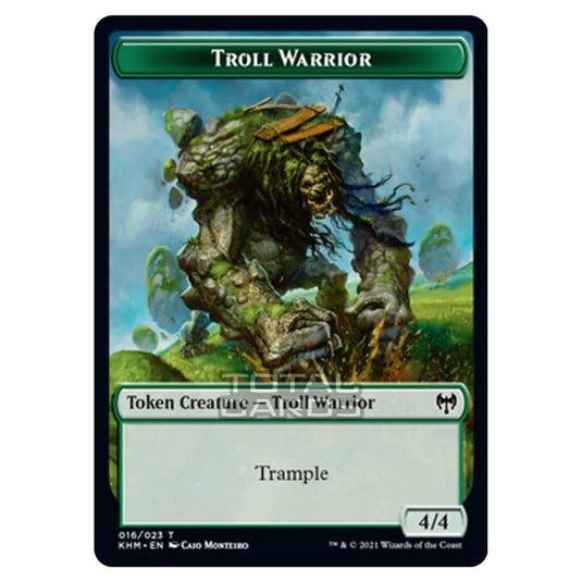 Magic The Gathering - Kaldheim - Tokens - Troll Warrior - 16/23
