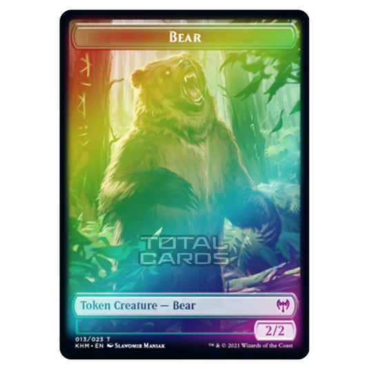 Magic The Gathering - Kaldheim - Tokens - Bear - 13/23 (Foil)