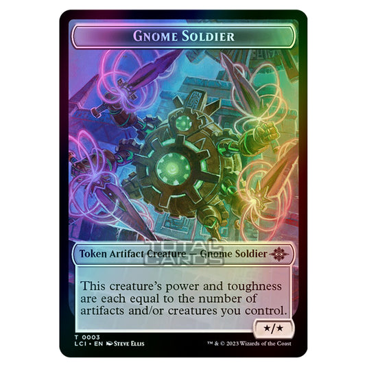 Magic The Gathering - The Lost Caverns of Ixalan - Tokens - Gnome Soldier - 0003 (Foil)
