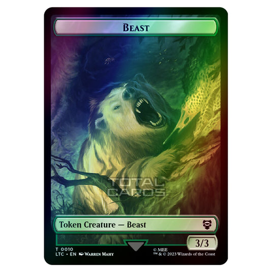 Magic The Gathering - Tales of Middle-earth Commander Tokens - Beast - 0010 (Foil)