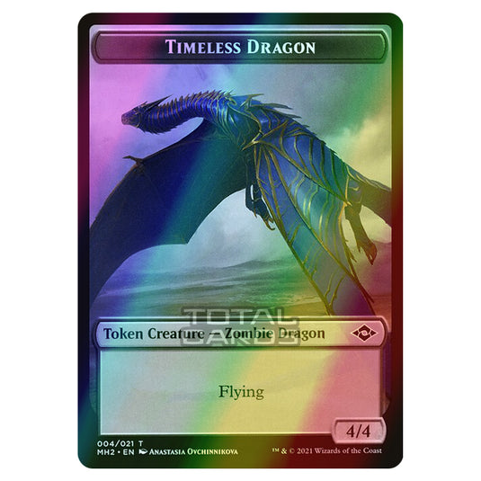 Magic The Gathering - Modern Horizons 2 - Tokens - Timeless Dragon - 4/21 (Foil)